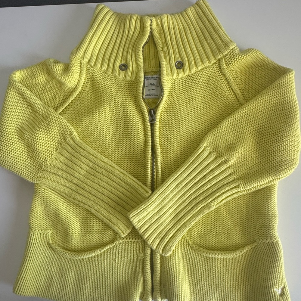 American Eagle Outfitters Yellow Cowl Neck Sweater
